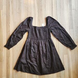 GAP Chocolate Long Sleeve Dress